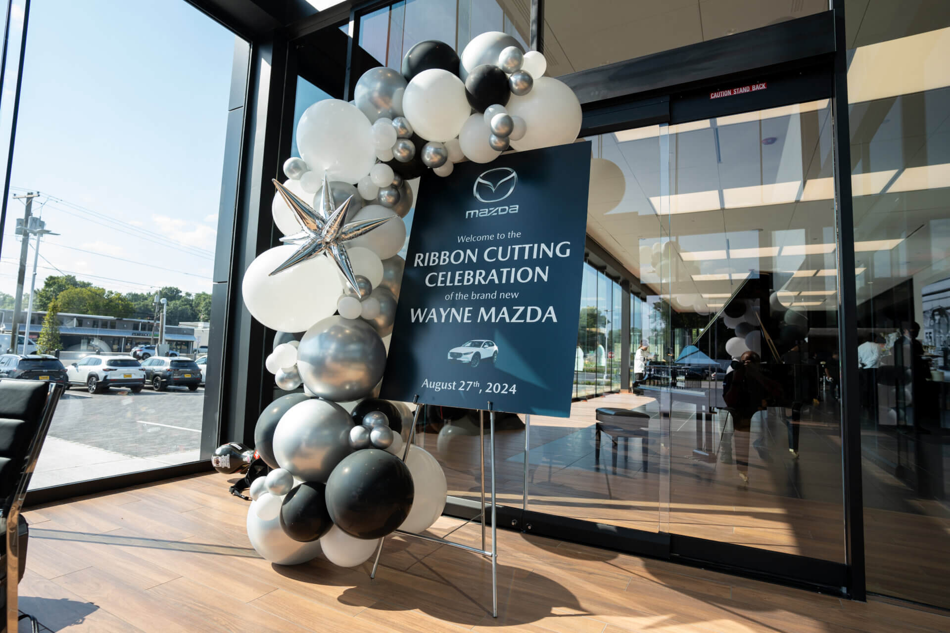 2024 Wayne Mazda Ribbon Cutting Corporate Event by Lisa Ivler Events.